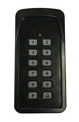 Residential Estate Swing Universal Gate Accessories Combo Kit with Keyboard, 433 Mhz Transmitter and Remotes (Residential)