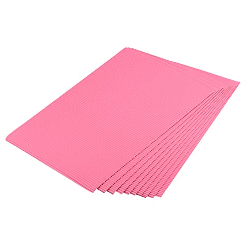 MECCANIXITY Corrugated Paper Sheets 25pcs 11.8-inch x 7.87-inch Pink Cardboard for DIY Craft - color: Pink, size: 11.8-inch x 7.87-inch