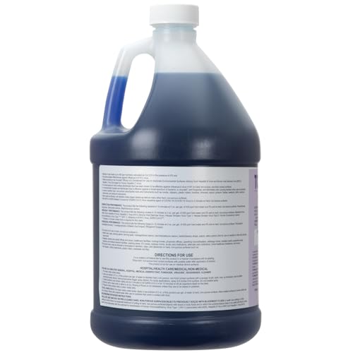 ForPro Total-Cide Disinfectant Solution, 2X Concentrated Formula, Hospital Grade Sanitizer & All Purpose Cleaner, 1 Gallon (128 Fl Oz) - size: 128 Fl Oz (Pack of 1)