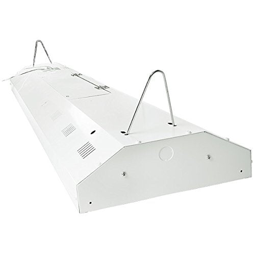 Pre-Wired LED High Bay Light, 6 Lamp - Industrial Grade, UL Listed, Damp Location, 5-Year Warranty - Perfect for Warehouses, Shops & Garages (Lamps Sold Separately) - color: 6 Lamp T8 Led