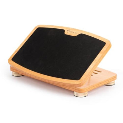 StrongTek Wooden Desk Foot Rest, Adjustable 3 Heights, Non-Slip, Under Desk