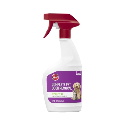 Hoover Pet Pre-Treat Spot and Stain Remover Spray, 22 oz., Pet Formula for Carpet and Upholstery, Tackles Tough Pet Messes and Stains, Pair Carpet or Spot Cleaner - style: 22 oz Stain Remover