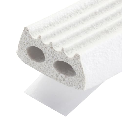 MD Building Rubber Window Seal for Large Gaps, White, 10ft - color: White, size: 5/16 in. x 19/32 in.