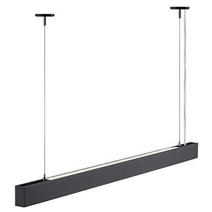 Recesso 46-Inch Black LED Linear Office Light 3500K 5400LM