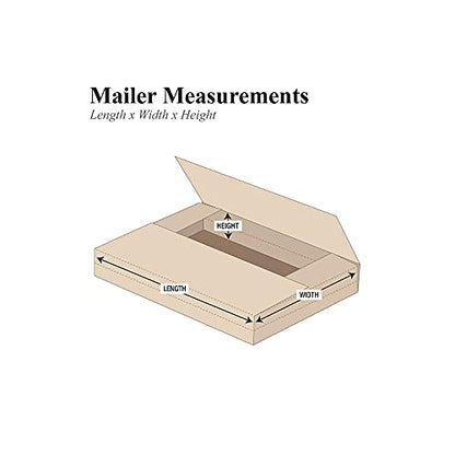 Box USA Brown Kraft Jumbo Mailing Boxes, 38 x 26 x 6 Inches, Pack of 20, Jumbo Easy-Fold, Crush-Proof, for Shipping, Mailing and Storing