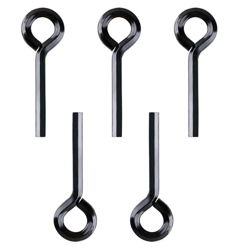 Abeillo 5 Pack Allen Wrench Door Key with Full Loop, 7/32-inch Black Hex Key Dogging Key for Push Bar Panic Exit Device, Standard Metal Allen Key Sets - size: 7/32in
