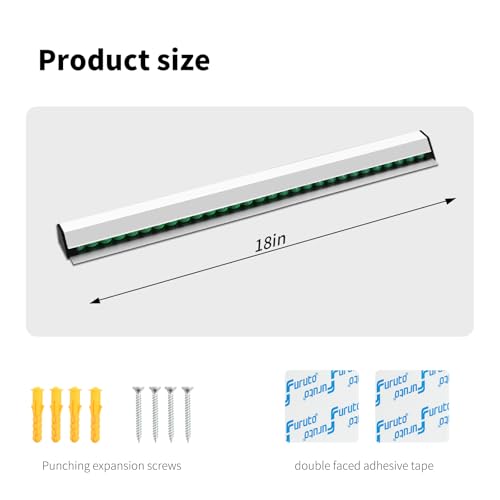 Ticket Holder for Restaurant, 16/18/24/28/30" Ticket Check Rack Restaurant Order Receipt Holder Ticket Rail Display Slide Ticket Rack for Commercial Kitchen Cafes Pubs Bars (18 Inch) - size: 18 Inch