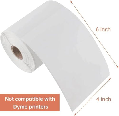 LLIKED 1000 4"x 6" Direct Thermal Labels Strong Adhesive Shipping Labels - size: 4 Rolls