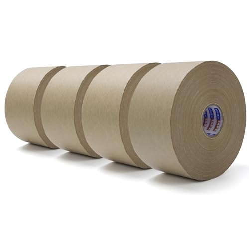 ADHES Water Activated Tape 2.83" x 110yds x 4 Rolls