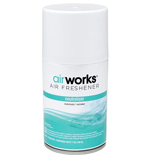 AirWorks 07913 Metered Aerosol Air Freshener, Neutralizer, 12/Cans