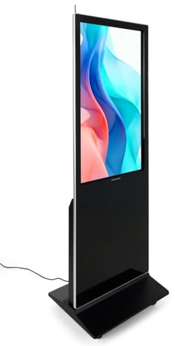 Displays2go Advertising Multimedia Kiosk - color: Black, size: 43"
