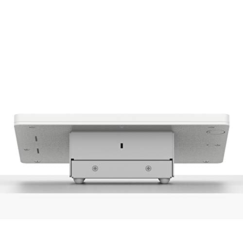 VidaMount White Enclosure and Fixed Tilted 15° Desk/Surface Mount [Bundle] Compatible with iPad 10.2" (7th, 8th & 9th Gen) - color: White, size: iPad 10.2" (7th, 8th & 9th Gen)