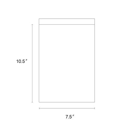Metronic Poly Mailers 7.5x10.5 100 Pack, Durable Shipping Bags for Clothes - color: White, size: 7.5x10.5 100PC