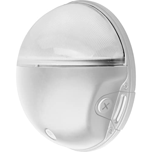 Nuvo 65/752 LED CCT Selectable Small Round Aluminum Outdoor Wall Pack Light, 3000K/4000K/5000K, 20W, White - color: White