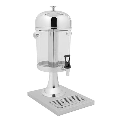 2.11 Gallon Beverage Dispenser with Stand and Ice Core, Commercial Cold Beverage Container with Spigot Drink Jug Stainless Steel Drink Dispensers for Parties Bars Restaurants - size: 8L/2.11Gal— Single Barrel