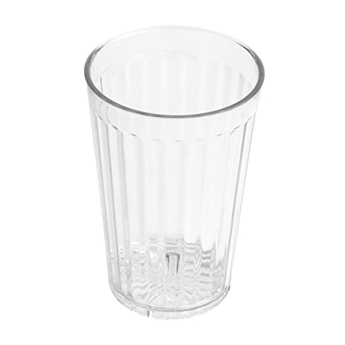 G.E.T. 8816-1-CL Heavy-Duty Shatterproof Plastic Faceted Tumblers, 16 Ounce, Clear (Set of 12) - size: 16 Ounces, style: Set of 12