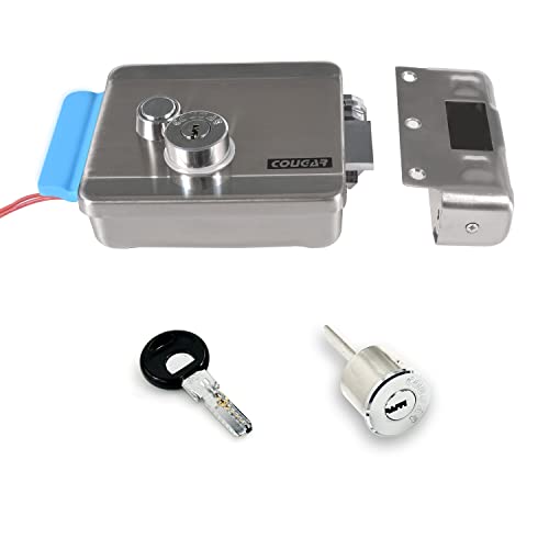Double Headed Electric Control Lock, DC12V Electronic Security Lock E-Lock