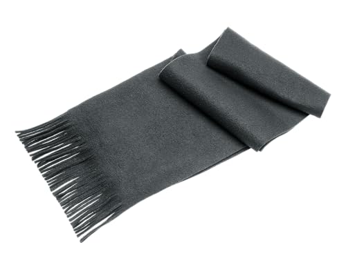 48 Pack Winter Scarves, Warm Winter Fleece Scarf Bulk Wholesale Donation Unisex Men Women - color: Assorted Black/Navy/Gray