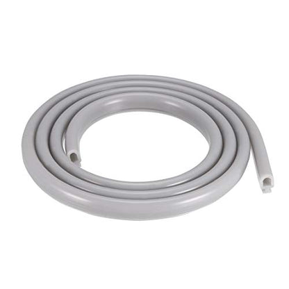uxcell T-Slot Mount Window Weatherstrip Seal 6.5mm Bulb Bubble for 4mm Slot 1 Meter Long Gray - size: 1m