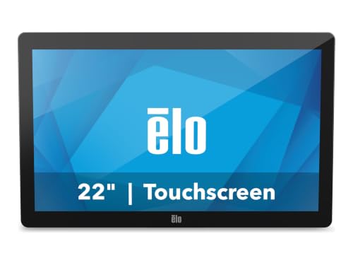Elo 2202L 22Inch Wide LCD Monitor, Full HD, Projected Capacitive 10-Touch, USB Controller, Anti-Glare, Zero-Bezel, No Stand, VGA and HDMI Video Interface, Black, Worldwide