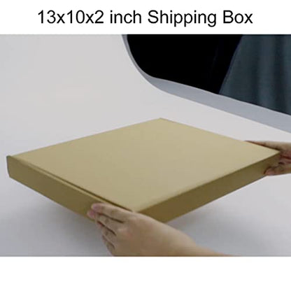 PHAREGE 25 Pack 13x10x2 inch Cardboard Shipping Boxes, Brown Mailing Box - color: Brown, size: 13x10x2 inch 25 Pack