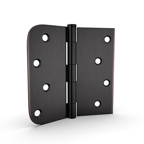 12 Pack Goldenwarm 4 inch Oil Rubbed Bronze Interior Door Hinges 4 x 4 Inch - color: Oil Rubbed Bronze, size: 12 Pack