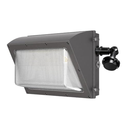 130W LED Wall Pack Light with Motion Sensor & Dusk to Dawn Photocell