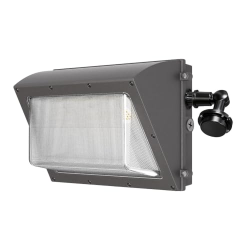 130W LED Wall Pack Light with Motion Sensor & Dusk to Dawn Photocell