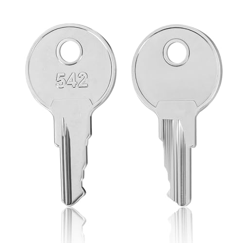 Cash Drawer Key VPK-8K-542, Cash Register Key Replacement for APG’s Vasario Series Cash Drawers 542 Code Locks, 2 Pack