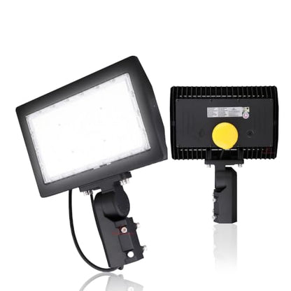 RuggedGrade 200W Kivo Series LED Dusk to Dawn Photocell Flood Light - color: Black - 5000K, size: 200W–Photocell–Slip Fit Mount–Kivo