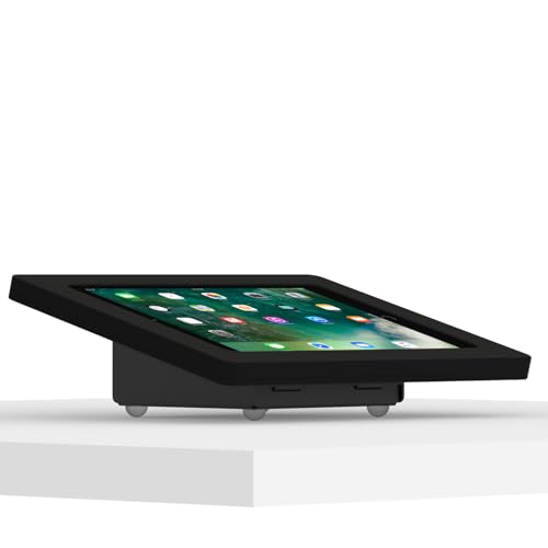 VidaMount Black Enclosure and Fixed Tilted 15° Desk/Surface Mount [Bundle] Compatible with iPad Pro 10.5" & Air 3rd Gen - color: Black, size: iPad Pro 10.5" & Air (3rd Gen)