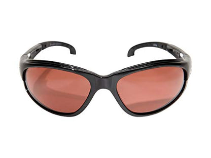 Edge SW111 Dakura Wrap-Around Safety Glasses - color: Copper, size: One Size, style: Standard