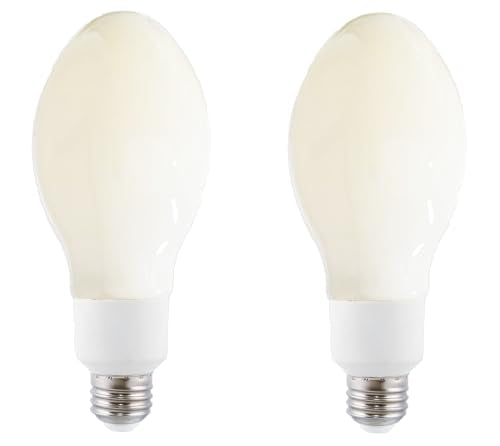 SD LUX LED Filament Light Bulb 33W ED23 1/2 6200lm Equi500W 4000K E26 2PC - color: White, size: 33W-4000K