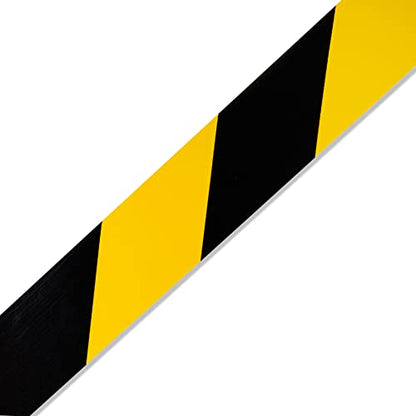 Blue Summit Supplies 3 Pk Floor Marking Tape, 2" x 108 ft, Black and Yellow