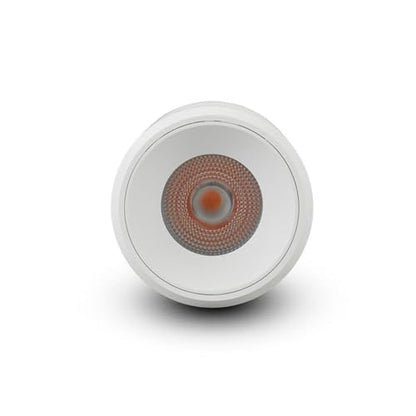 Pemberly Row 4.25" Aluminum LED Downlight, Surface Mounted Fixture, White Finish, Dimmable, 20W, 3000K, 1746 Lumens, ETL Commercial Grade Lighting for Residential or Commercial Spaces