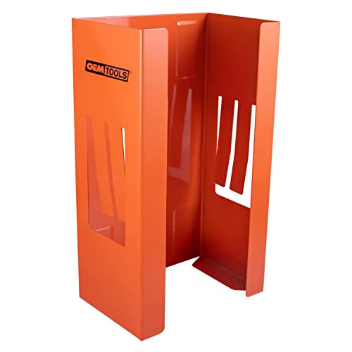 OEMTOOLS 23126 Orange Magnetic Glove Dispenser, Disposable Gloves Box Holder, Magnetic Glove Box Holder for Wall Mount - color: Orange