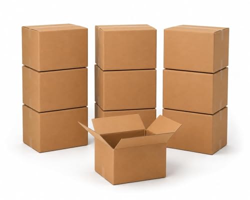 BOX USA Moving Boxes Holds 65lbs, 18"L x 14"W x 12"H (10-Pack) Medium - Corrugated Cardboard Box for Shipping, Mailing, Packing, Packaging and Storage - size: Med 10-Pk 18x14x12"