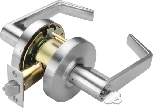 Boomerang Heavy-Duty Classroom Function Commercial Lever Door Lock - color: Satin Chrome (US26D), style: Classroom
