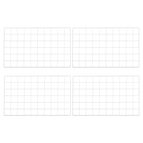 PATIKIL 20x12 Inch Wall Grid Panel, 4 Pcs Metal Wire Photo Wall Decorative Grid for Photo Display Hanging Picture Memo Home Decorations, White - color: White, size: 20x12inch