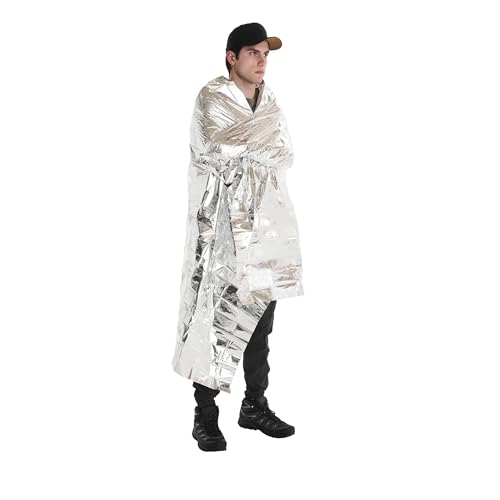 Coghlan's Emergency Thermal Blanket – Lightweight, Waterproof, Heat-Retaining Survival Blanket for Camping, Hiking & Outdoor Adventures
