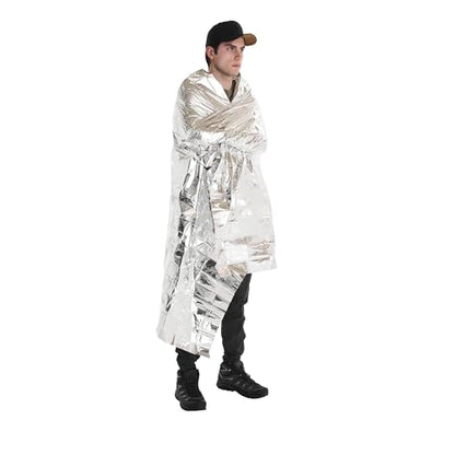 Coghlan's Emergency Thermal Blanket – Lightweight, Waterproof, Heat-Retaining Survival Blanket for Camping, Hiking & Outdoor Adventures