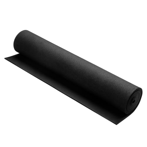 AMZQNART 3mm EVA Foam Sheets Rolls for Crafts Black Cosplay Foam 16x59in - color: 16×59in Black, size: 3mm-Thick