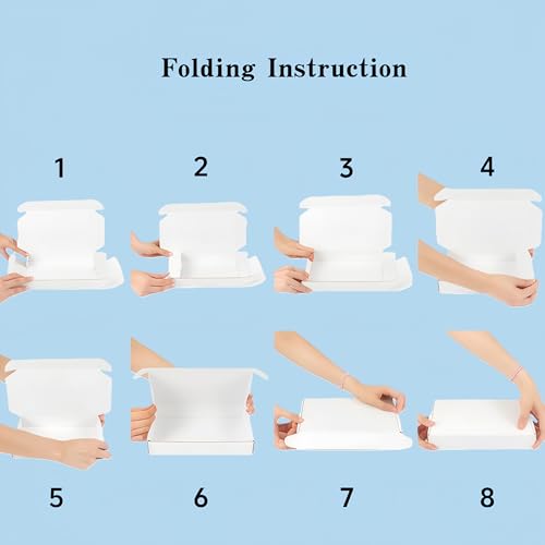 6x6x2 Inches White Corrugated Cardboard Shipping Boxes Set of 2 - size: 6x6x2 inch 2 Pack