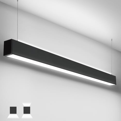 kadision Linkable 4FT LED Linear Light with Up and Down Lighting, 3CCT 50W - size: 4FT