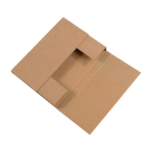 BOX USA Shipping Boxes Flat 12.125"L x 9.125"W x 2"H 50-Pack - Corrugated Cardboard Box for Moving, Mailing, Packing, Packaging and Storage