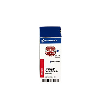 First Aid Only Refill For Smartcompliance General Business Cabinet, Burn Cream, 0.9g Packets, 20/box