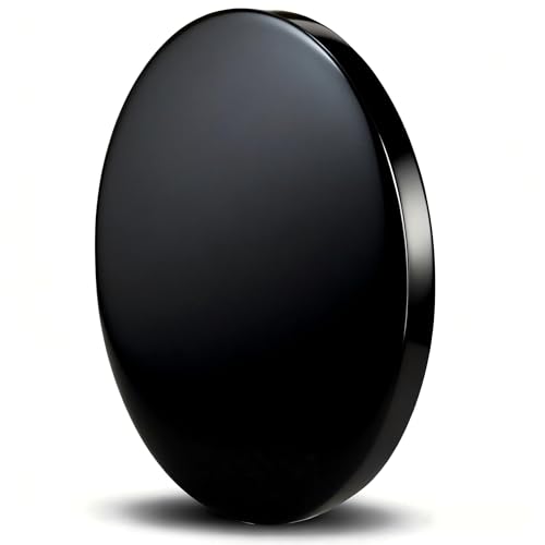 MICAIKEM 40mm Black 304 Stainless Steel Coin Blanks for Engraving - size: 1.57"