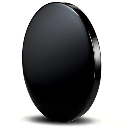 MICAIKEM 40mm Black 304 Stainless Steel Coin Blanks for Engraving - size: 1.57"