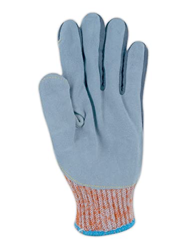 MAGID H550LEA Cut Master H550LEA HPPE Split Leather Palm Gloves - Cut Level A7 - size: 11/XXL