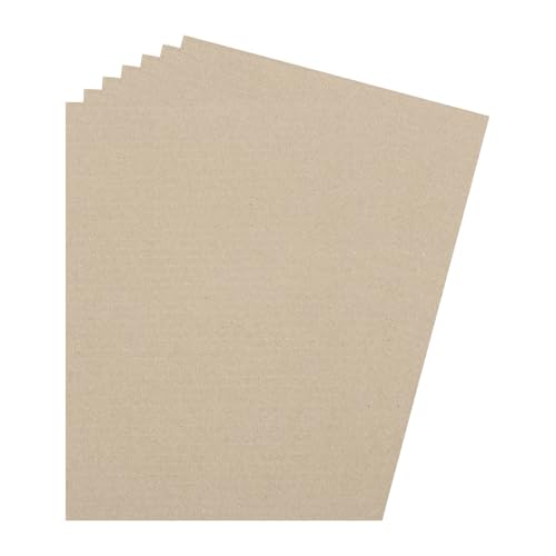 Rebower Corrugated Cardboard Paper Sheets, Corrugated Paper Cardboard Inserts [for Craft and DIY Projects] - 3.9x5.9 Inch/Brown/10 Pcs - color: Brown, size: 3.9x5.9 Inch